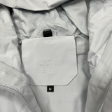 25/26 NK Grey Thickened Assault  Hooded Windbreaker #H001