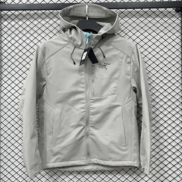 25/26 RK Archaeopteryx Grey Thickened Assault  Hooded Windbreaker#1101 (加厚冲锋衣）