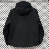 25/26 RK Archaeopteryx Black Thickened Assault  Hooded Windbreaker#1101 (加厚冲锋衣）