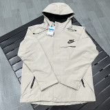 25/26 NK Khaki Thickened Assault  Hooded Windbreaker #H001