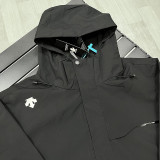 25/26 DESCENTE Black Thickened Assault  Hooded Windbreaker #H002