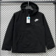 25/26 NK Black Thickened Assault  Hooded Windbreaker #H001