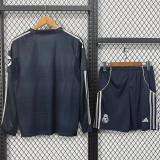 25/26 RMA Away Kids Long Sleeve Soccer Jersey