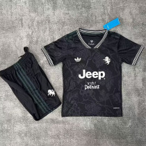 25/26 JUV Third Kids  Soccer Jersey带广告
