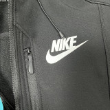 25/26 NK Black Thickened Assault  Hooded Windbreaker# RK1102 (加厚冲锋衣）