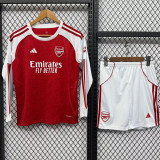 25/26 ARS Home Kids Long Sleeve Soccer Jersey长袖