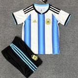25/26 Argentina Home Kids Soccer Jersey