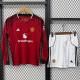 25/26 Man Utd Home Kids Long Sleeve Soccer Jersey