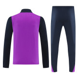25/26  BAR Purple Player VersionHalf Pull Tracksuit 球员版　