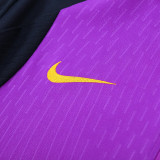 25/26  BAR Purple Player VersionHalf Pull Tracksuit 球员版　