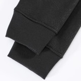 25/26 BAR Snake Pattern Fleece Black Hoody(加绒）