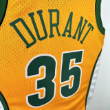 07/08 Thunder DUR ANT # 35 YellowＲetro Edition Top Quality Hot Pressing NBA Jersey