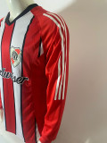 2003/2004 River Plate Home  Long Sleeve(Ｔwo layers)Retro Soccer Jersey两层球衣