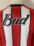 2003/2004 River Plate Home  Long Sleeve(Ｔwo layers)Retro Soccer Jersey两层球衣