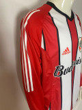 2003/2004 River Plate Home  Long Sleeve(Ｔwo layers)Retro Soccer Jersey两层球衣