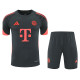 25/26 Bayern Black & Orange Training Short Suit