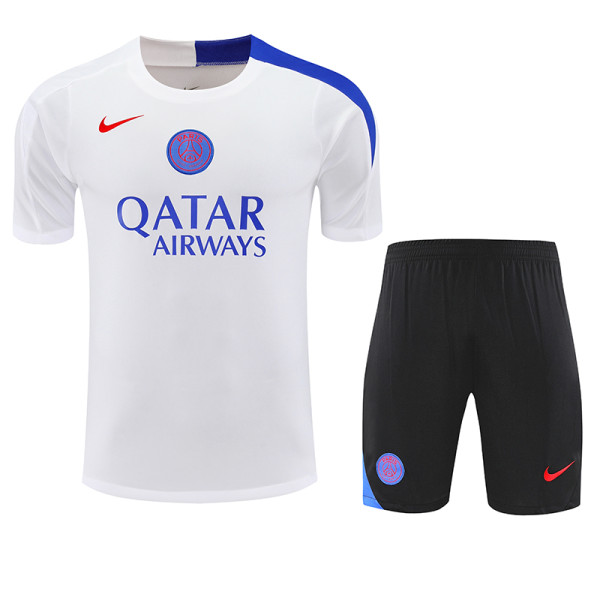 25/26 PSG White Training Short Suit