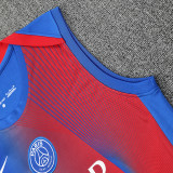25/26 PSG Blue & Red Tank top and shorts suit