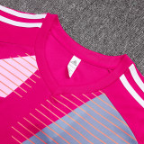 25/26 Flamengo Rose red inkjet Tank top and shorts suit#D25157