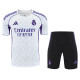 25/26 RMA White Team Logo Training Short Suit