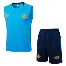 25/26 Grêmio Lake Blue Tank top and shorts suit#D25172
