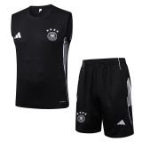 25/26 Germany Black Tank top and shorts suit#D25165