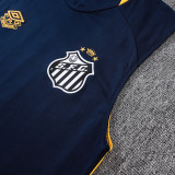 25/26 Santos FC Cyan Tank top and shorts suit#D25184