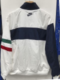 25/26 Italy White Embroidery Retro windbreaker