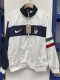 25/26 Italy White Embroidery Retro windbreaker