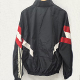 25/26 Man Utd Clover Black  Embroidery Retro windbreaker