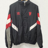 25/26 Man Utd Clover Black  Embroidery Retro windbreaker