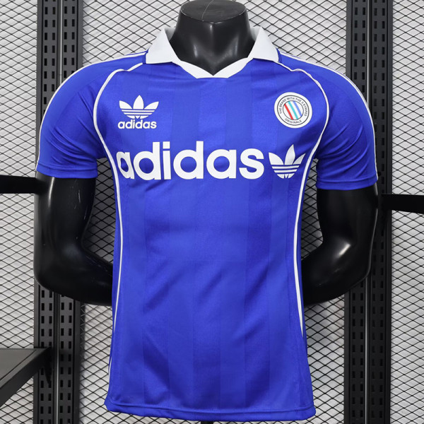 25/26Ｃlover Leisure Editio Blue Fans Soccer Jersey