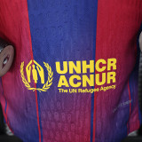 25/26 BAR Home Player Version Soccer Jersey(新广告)