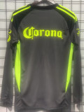 25/26 Club America Ｇoalkeeper Black Long Sleeve Fans Soccer Jersey