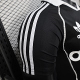 25/26Ｃlover Leisure Editio Black Fans Soccer Jersey