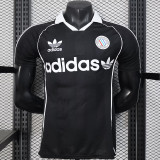 25/26Ｃlover Leisure Editio Black Fans Soccer Jersey