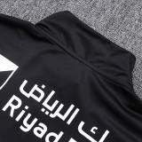 25/26 Al Hilal Black Half Pull Tracksuit #B2598(半拉链)