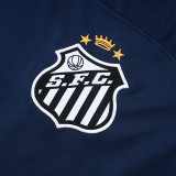 25/26  Santos FC Cyan Half Pull Tracksuit #B25101(半拉链)
