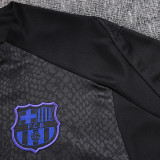 25/26 BAR Steel Seal Edition Black Kids Half Pull Tracksuit #E25165(半拉链、童装)