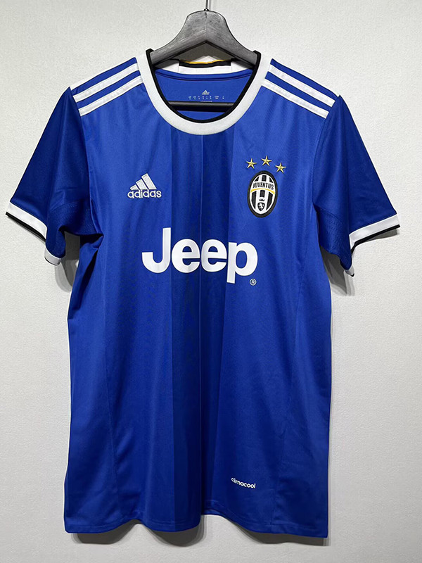 2016/2017 JUV Away Blue Retro Soccer Jersey