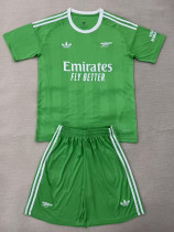 25/26 ARS  Goalkeeper Green Kids Soccer Jersey
