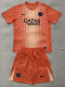 25/26 PSG Goalkeeper Orange Kids Soccer Jersey