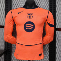 25/26 BAR Third Long Sleeve Player Version Soccer Jersey