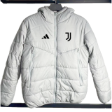 JUV Grey Hooded Cotton Coat 棉衣
