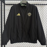 25/26 Man Utd Black&Green Double Sided Windbreaker (双面风衣)