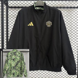 25/26 Man Utd Black&Green Double Sided Windbreaker (双面风衣)