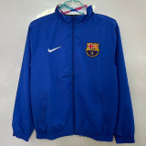 25/26 BAR Blue &White Puzzle Double Sided Windbreaker (双面风衣)