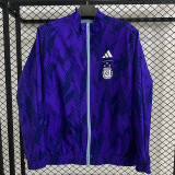 25/26 Argentina Dark Blue &Sky Blue Double Sided Windbreaker (双面风衣)