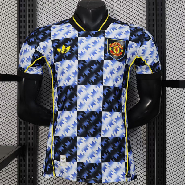 25/26 Man Utd Retro Special Edition Puzzle Player Version Soccer Jersey