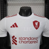 25/26 LIV Team Logo White Player Version Soccer Jersey